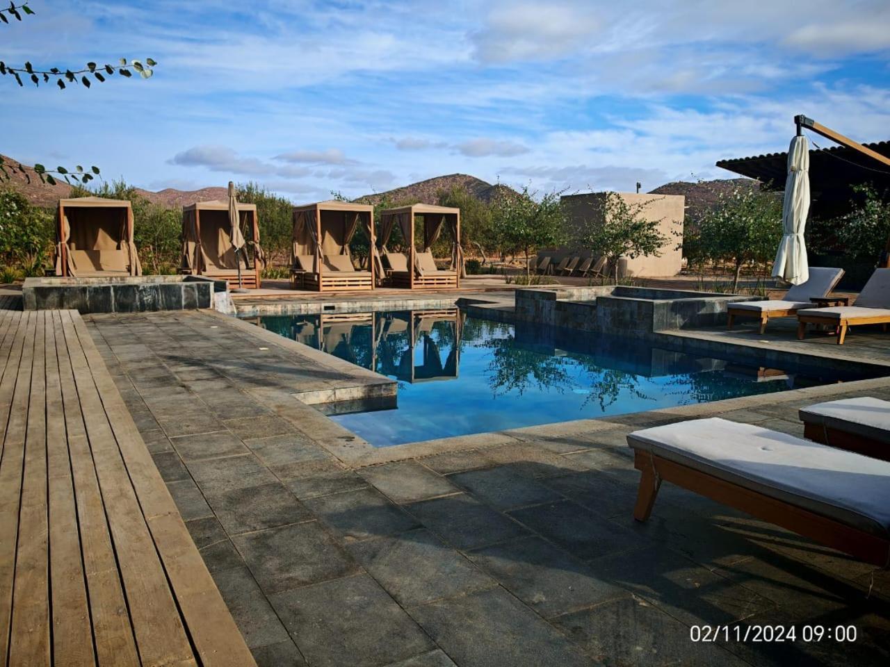 Hotel Flores De Sal-Valle De Guadalupe Esterno foto