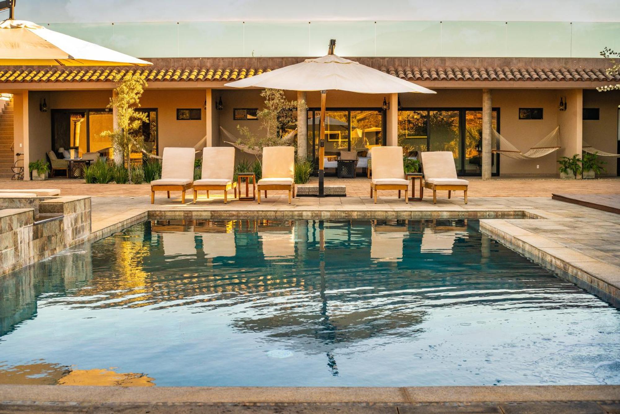 Hotel Flores De Sal-Valle De Guadalupe Esterno foto