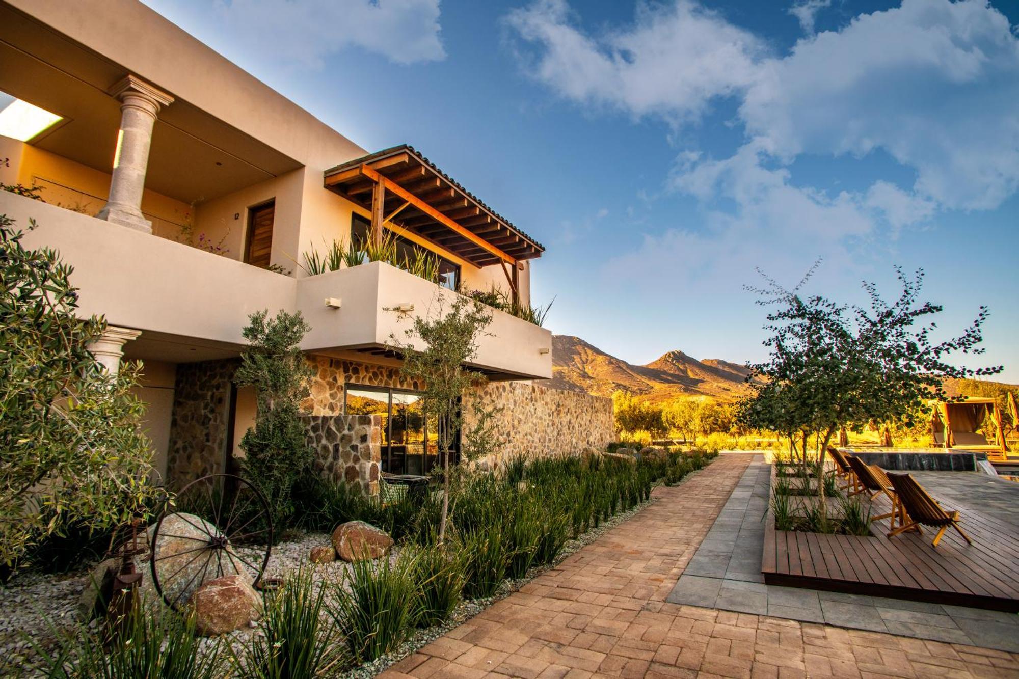 Hotel Flores De Sal-Valle De Guadalupe Esterno foto