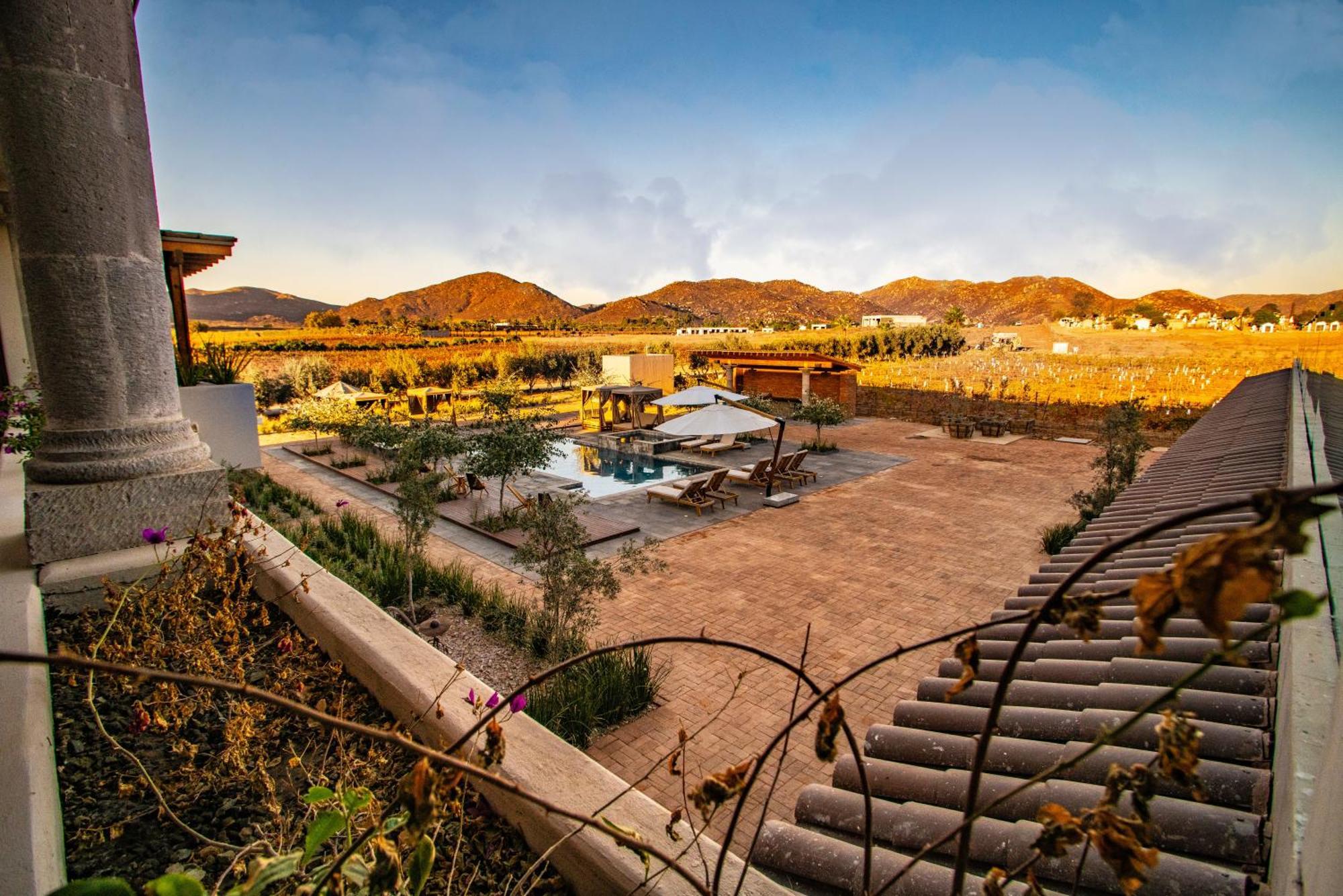 Hotel Flores De Sal-Valle De Guadalupe Esterno foto