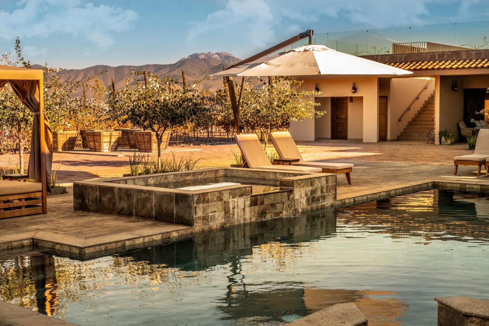 Hotel Flores De Sal-Valle De Guadalupe Esterno foto