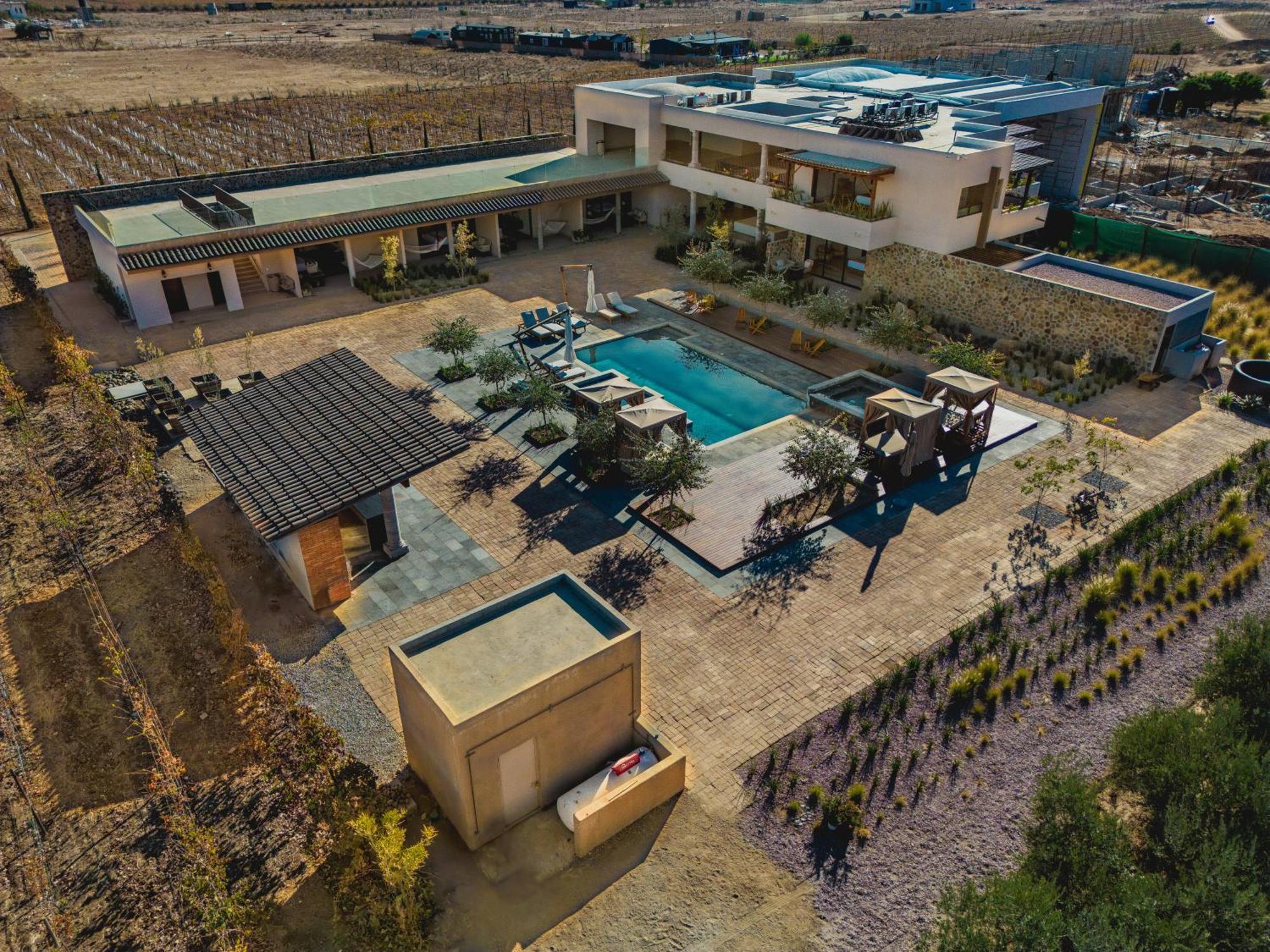 Hotel Flores De Sal-Valle De Guadalupe Esterno foto